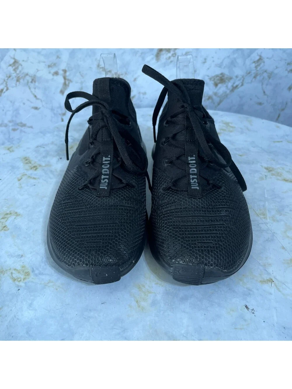 Nike Free TR 8 Womens Size 8 Running Shoes Triple Black Athletic Trainer Sneaker